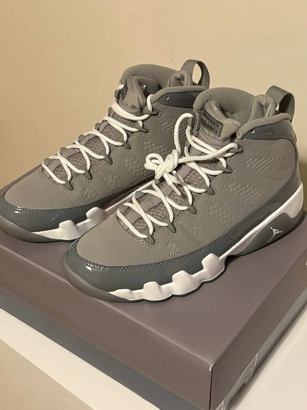 Men Air Jordan 9 Retro “Cool Greys” in Grey and White (2025)
